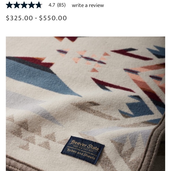 Pendleton Multicolor Patterned Blanket - Picture 4 of 11